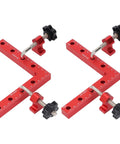 Nail The Square Every Time Heavy Duty 90 Degree Woodworking Corner Clamp 140X140mm Alignment Tool red anodized aluminum clamps.
