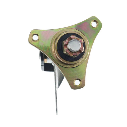 15mm 3 Stud Front Wheel Hub Steering Spindle and Rear Axle Hub Kit for 6 Inch Tires Quad Bike ATV Go Kart, front view