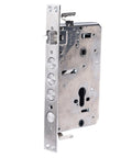 Skip The Keys With This Smart Fingerprint Door Lock Cylinder Crafted From Heavy Duty 304 Stainless Steel Mortise Deadbolt, close-up view.