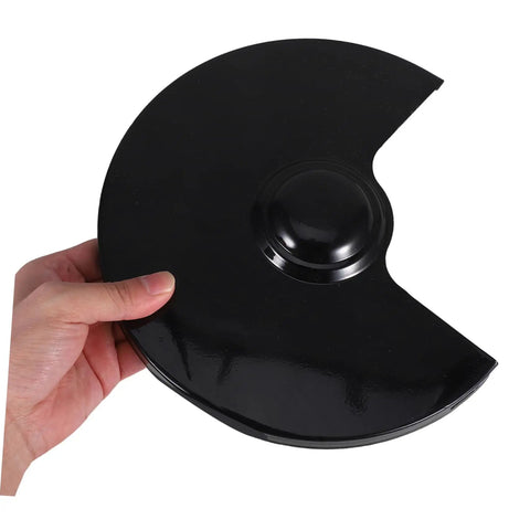 Hand holding Tungsten Steel Protective Cover For Angle Bench Grinder Safety Guard Left Side Replacement Part Durable
