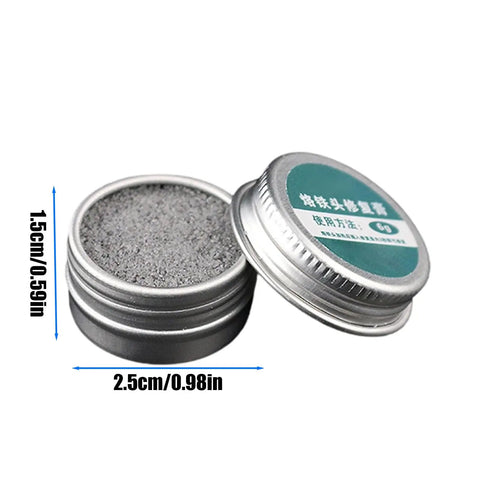 Oxidation Removal Soldering Tip Cleaner Paste For Electronics Repair And PCB DIY Projects Pro Grade Solder Tinner 6g aluminum box