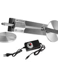 Top Tier Mini Telescopic Linear Actuator Featuring A Sixty Millimeter Stroke And Five Kilogram Thrust, with control unit and stainless steel components.