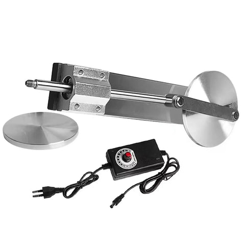 Top Tier Mini Telescopic Linear Actuator Featuring A Sixty Millimeter Stroke And Five Kilogram Thrust, with control unit and stainless steel components.