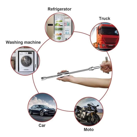 DIY Friendly Car Dent Repair Tool Kit With Stainless Steel Crowbar And Push Rod Hammer suitable for various vehicles
