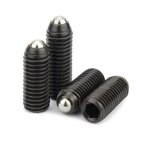 Real Deal Spring Ball Plunger Set Screws M5X20mm Grade 12.9 Black Steel Hex Socket Allen Drive 20 Piece Heavy Duty Kit features steel plungers