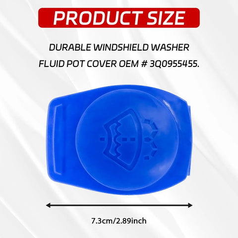 Windshield Washer Fluid Cap For VW Atlas Tiguan Jetta GTI Replacement Reservoir Cap Durable Leak Proof ABS Plastic