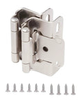 Antique Steel Cabinet Hinges For One Half Inch Overlay Doors Partial Wrap Half Hide Style Soft Close Closing Durable Kitchen Hardware