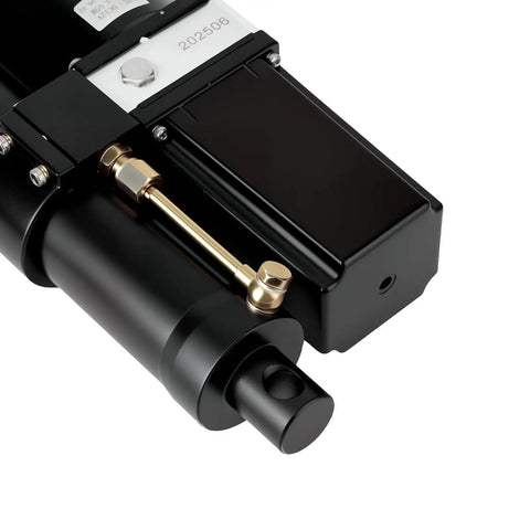 Close-up view of Pro Level 25000N Linear Actuator Featuring 450Mm Stroke And IPX6 Seal, showcasing durable construction.