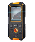Slick Rechargeable Stud Finder With Bright LCD Display And Heavy Duty Underground Cable Tracker showing detailed controls and LCD screen.