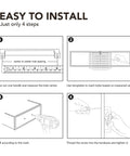 Installation guide for Black 5 Inch Square Cabinet Pulls Modern Kitchen Hardware Handles for Cabinets and Cupboards 35 Pack.