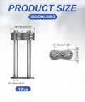 Heavy Duty Dtn G Iso Din 20B 3 Roller Chain Connecting Master Link With 1 25 Inch Pitch Manganese Steel Pin dimensions