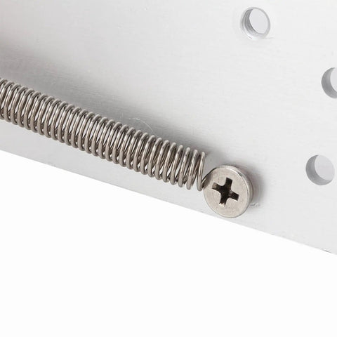 Close-up of Heavy Duty Aluminum Encoder Bracket With Anti Skid Adjustable Spring Holder Mount for 38mm OD Encoders