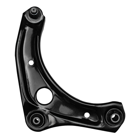 Front End Suspension Kit With 2 Front Lower Control Arms And Ball Joints For 2012 2019 Nissan Versa And 2014 2019 Versa Note direct-fit black steel control arm