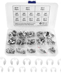 Heavy Duty Stainless Steel E Circlip Snap Ring Set All In One 400 Pcs In 13 Sizes From M1.5 To M15 A2 70 GB896 displayed in box