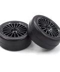 HPI Kyosho Traxxas Compatible 60mm Hard Drift Tires 4 Pack Smooth Tread On Road RC Car Wheels