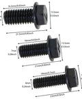 Heavy Duty Reverse Thread Screws 3 Pack Left Hand Allen Hex Bolts Stainless Steel 6Mm 7Mm 8Mm Black Oxide Coated dimensions and sizes.