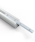 Beefy M5 Straight Line Connectors Kit For 20 Series Aluminum Extrusion Profiles with carbon steel nickel-plated bracket shown.
