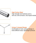 Y Shaped Three Way Socket Wrench Set Long Arm 10mm 12mm 14mm Hex Wrench For Car And Motorcycle Repair, high carbon steel