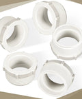 5 Pack PVC Pipe Fittings 2 Inch Male To One And One Half Inch Female Thread Reducer Adapters For Connecting Pipes And Sink Drains Durable PVC