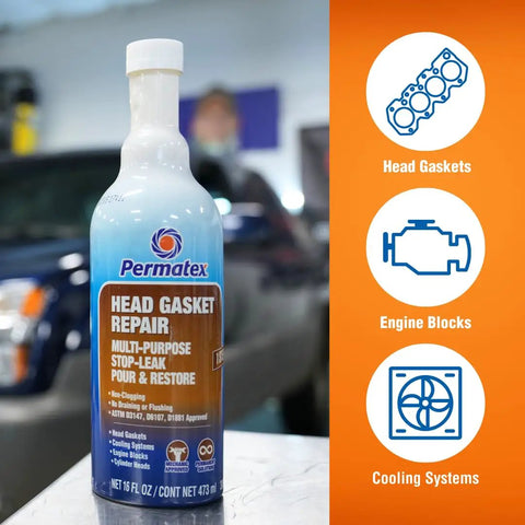Head Gasket Stop Leak Sealant 16 Fl Oz For Cars And Trucks Seals Head Gasket Leaks And Prevents Future Overheating