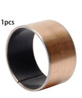 Heavy Duty 30mm Sleeve Bearing With 50mm Bore And 55mm Outer Diameter Oilless Bronze Bushing showing smooth bronze finish.