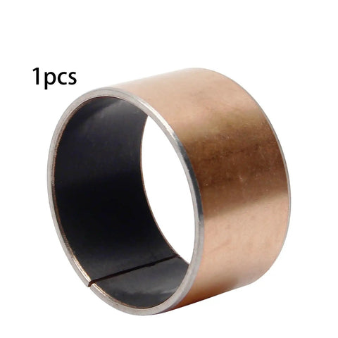 Heavy Duty 30mm Sleeve Bearing With 50mm Bore And 55mm Outer Diameter Oilless Bronze Bushing showing smooth bronze finish.