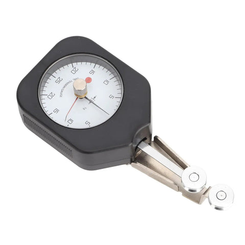 Textile Tensiometer With Bearing Wheel System Dial Tension Tester For Thread Tension Control Pro Grade 2 To 25 g Range ABS Plastic And Stainless Steel Construction Easy To Read Dial