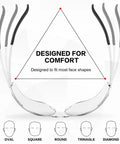 Clear Safety Glasses ANSI Z87.1 Certified 30 pack durable eyewear design for face comfort and shape fitting