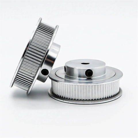90 Tooth HTD Timing Pulley In Heavy Duty Aluminum Alloy With Precision Gears for slip-free belt drive and performance.