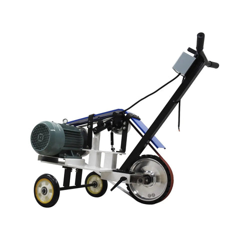 Smooth Operator Portable Belt Grinder With Three Adjustable Sanding Belts For Knife Making Sharpening And Woodworking Polish 220V 4KW Beast on wheels