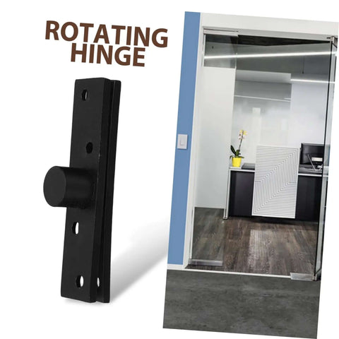 No Nonsense 360 Degree Hidden Door Hinge Heavy Duty Stainless Steel Invisible Pivot for secret doors and bookshelves.