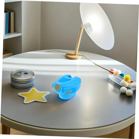 5 Piece Hollow Out Pigeon Injection Holder with buckle on a modern table near lamp