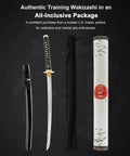 Unsharpened Aluminum Wakizashi Iaito For Iaido Practice And Display, 21-inch blade and accessories in a complete package