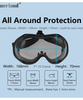 Over Glasses Laser Safety Goggles For 190nm To 550nm Wavelengths Including 355nm 405nm 450nm 473nm 532nm OD6 Blue Green