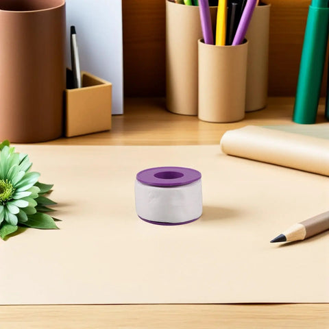 4 Rolls PTFE Thread Seal Tape for Water Pipes and Plastic Lines, Waterproof and Leak Resistant Plumber Tape for Quick Home Repairs and Professional Work, Universal Fit for Pipe Threads and Fittings on desk
