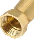 Close-up of Y Shaped Brass Water Filter Adapter For Reverse Osmosis Systems Rustproof Pipe Connector Strainer Diverter Valve Outlet