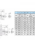 Nmrv Series Worm Gear Reducer With Solid Aluminum Construction Compact Lightweight Frame dimensions chart and specifications.
