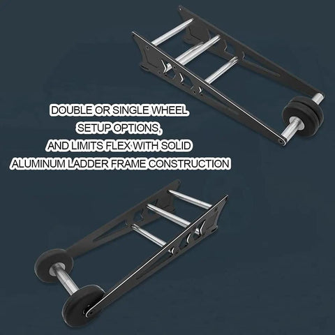 Aluminum Wheelie Bar Kit For Traxxas Slash Rustler Bandit Two Wheel Drive One Tenth RC Cars With Seven Inch Length CNC Machined