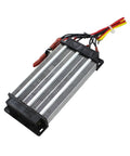 Top Shelf PTC Ceramic Heating Element With Built In Thermostatic Switch 110 Volt 1000 Watt showing insulated coil and wires.