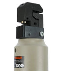 Close-up of a 2 In 1 Pneumatic Punch And Flange Tool For Sheet Metal, featuring a rotating head for precise hole punching and edge crimping.