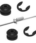 Transfer Case Shifter Linkage Kit With Bushings And Grommet For Dodge Ram 2002 2003 2004 2005 4x4 1500 2500 3500 Replacement Part Numbers 52105555AA And 68078974AA Includes E Clips And Durable Bushing Kit., black bushing kit with E clips and linkage rod