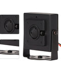 Analog CCTV Camera Board With 2MP Sensor Wide Angle 3.6mm Lens, plug-and-play surveillance module close-up and side views