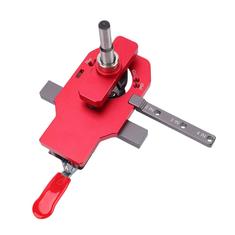 Concealed Hinge Jig With Precision Drill Guide And Adjustable Depth Quick Clamp For Cabinet Doors Woodworking 35mm Hinge Router Mounting Tool Hamwesh Pro Grade