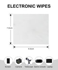 Diagram of Giant 7 By 8 Inch Screen Wipes Pre Moistened For Safe Cleaning Of TV Computer Laptop Phone And Tablet Screens 40 Count
