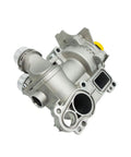 Aluminum Water Pump With Belt For 2.0T TSI Cars Like Audi A3 A4 TT Jetta Golf GTI Tiguan Eos Beetle CC Temperature Sensor Included
