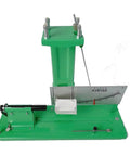 Green metal Pendulum Impact Physics Lab Kit for Projectile Velocity Measurements and Flat Throw Motion Experiments.