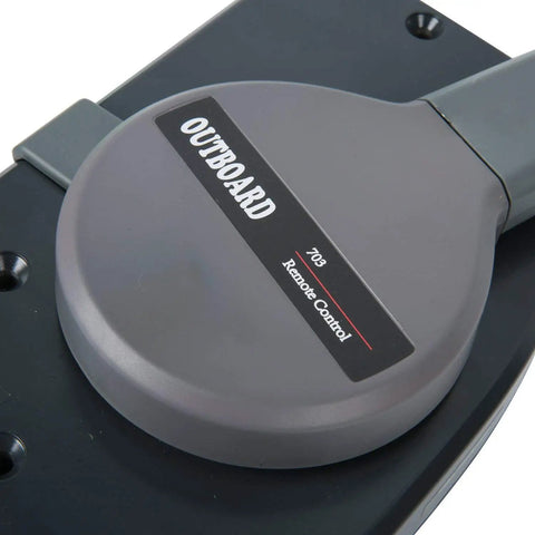 Side Mount Remote Control Box For Yamaha 10 Pins Outboard With Right Hand Operation, close-up of control switch details