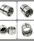 Two Pack 35mm Excavator Bucket Bushing Set 35x45x40mm ID OD L Pivot Pin Sleeve Kit For Heavy Equipment Attachments Easy Install Smooth Fit Wear Resistant Bearings, steel bushings