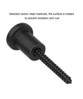 Do It Yourself Ready 1.4 Inch Sliding Barn Door Track Spacer Replacement Kit adjustable carbon steel spacer close-up