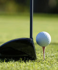Golf ball on Natural Wood And Bamboo Golf Tees In Two Sizes 2 3 Quarter Inch And 3 1 Quarter Inch Pack Of 50 Or 120 For Reduced Friction And Side Spin